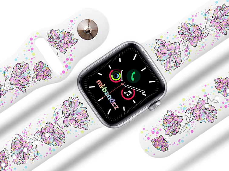 Apple watch řemínek Divoká růže