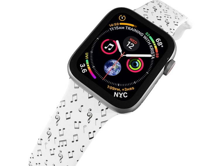 Apple watch řemínek Hudební noty