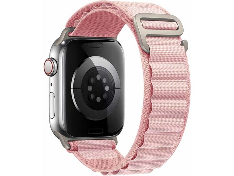 Nylonový řemínek alpský tah na Apple Watch - Růžový