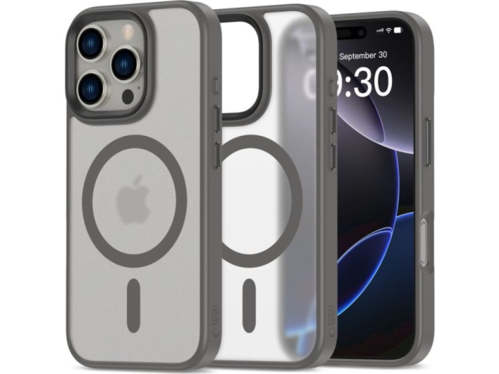 Ochranný kryt na iPhone 16 Pro MAX - Tech-Protect, Magmat MagSafe Matte Titanium