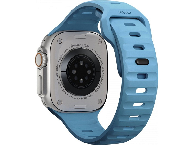Řemínek pro Apple Watch 44mm / 45mm / 46mm / 49mm - Nomad, Sport Strap Blue