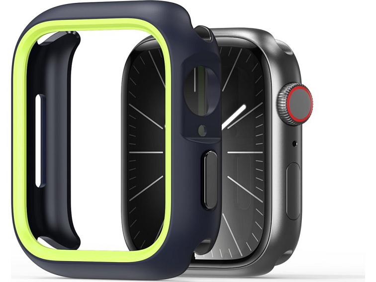 Ochranný kryt na Apple Watch 45mm - DuxDucis, Bamo Midnight/Green