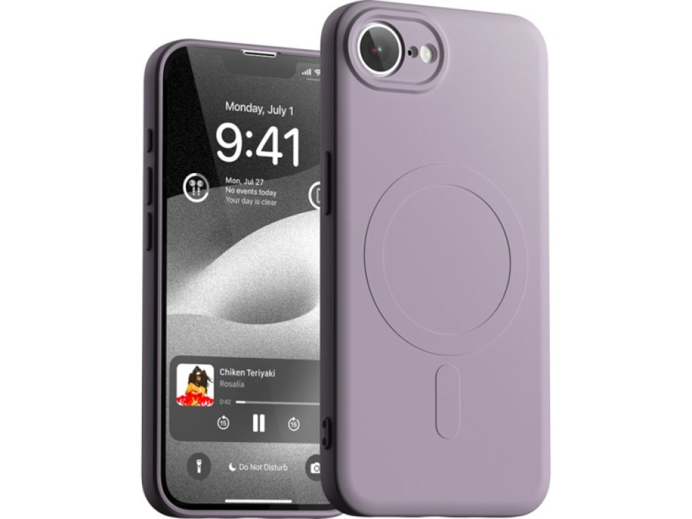 Ochranný kryt na iPhone 16e - Mercury, SemiSilicon MagSafe Lavender