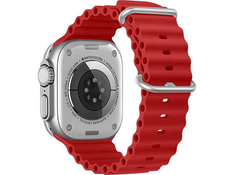 Vroubkovaný řemínek s přezkou pro Apple Watch 42/44/45/46/49mm