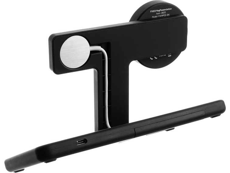 Bezdrátová nabíječka pro iPhone, Apple Watch a AirPods - FIXED, MagPowerstation Black