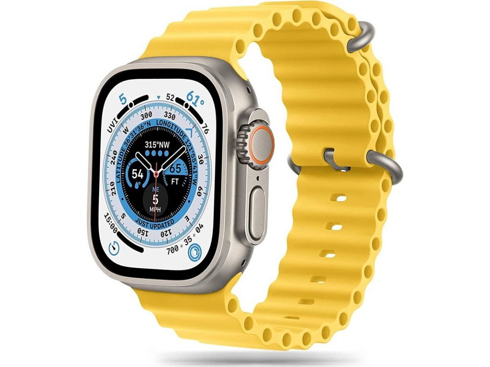 Řemínek pro Apple Watch 44mm / 45mm / 46mm / 49mm - Tech-Protect, Iconband Pro Yellow