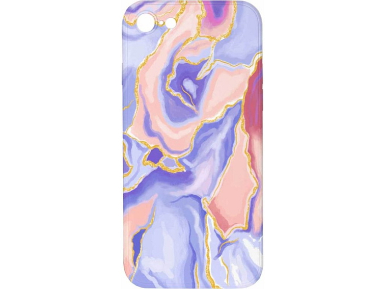 Kryt Fialovo růžový mramor pro iPhone 7/8/SE2020