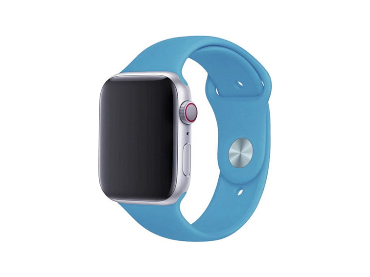 Jednobarevný řemínek pro Apple Watch - Azurový