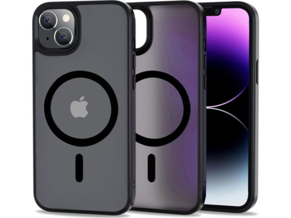 Ochranný kryt pro iPhone 14 - Tech-Protect, Magmat MagSafe Matte Black