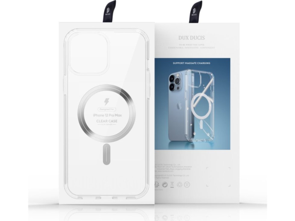 Ochranný kryt pro iPhone 12 Pro MAX - DuxDucis, Clin Case with MagSafe