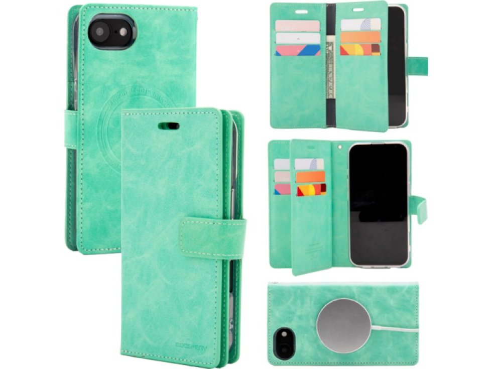 Ochranné pouzdro na iPhone 16e - Mercury, Mansoor MagSafe Mint