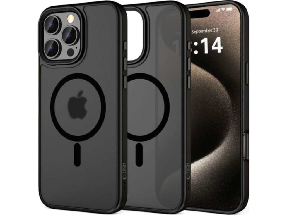 Ochranný kryt na iPhone 16 Pro MAX - Tech-Protect, Magmat MagSafe Matte Black