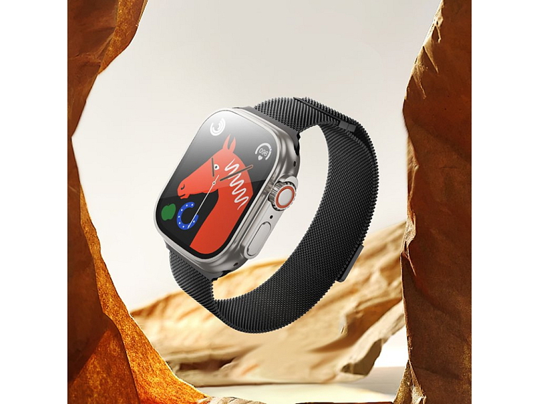 Hoco Řemínek na Apple Watch 44mm / 45mm / 46mm / 49mm - Hoco, AS101 Milan Black