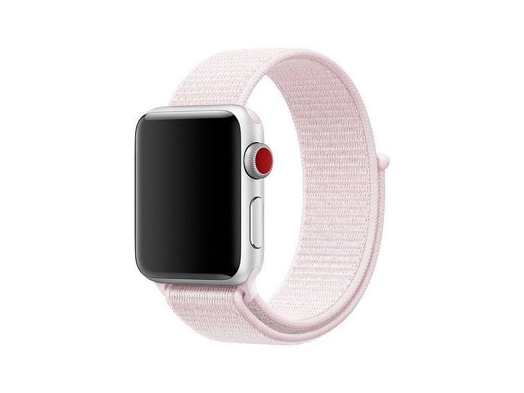 Nylonový řemínek na Apple Watch - Pearl Pink