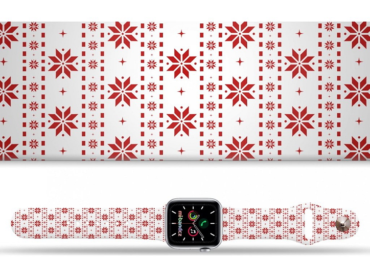 Apple watch řemínek Malované vločky