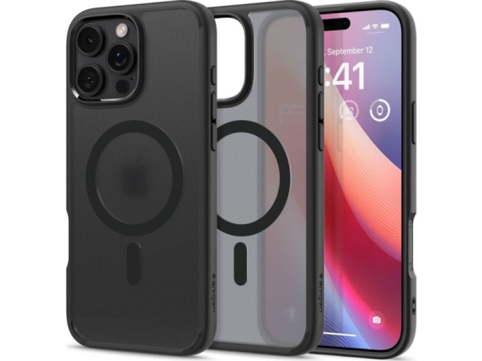 Ochranný kryt na iPhone 16 Pro MAX - Spigen, Ultra Hybrid MagSafe Frost Black
