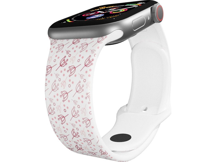Apple watch řemínek Bršlice růžová