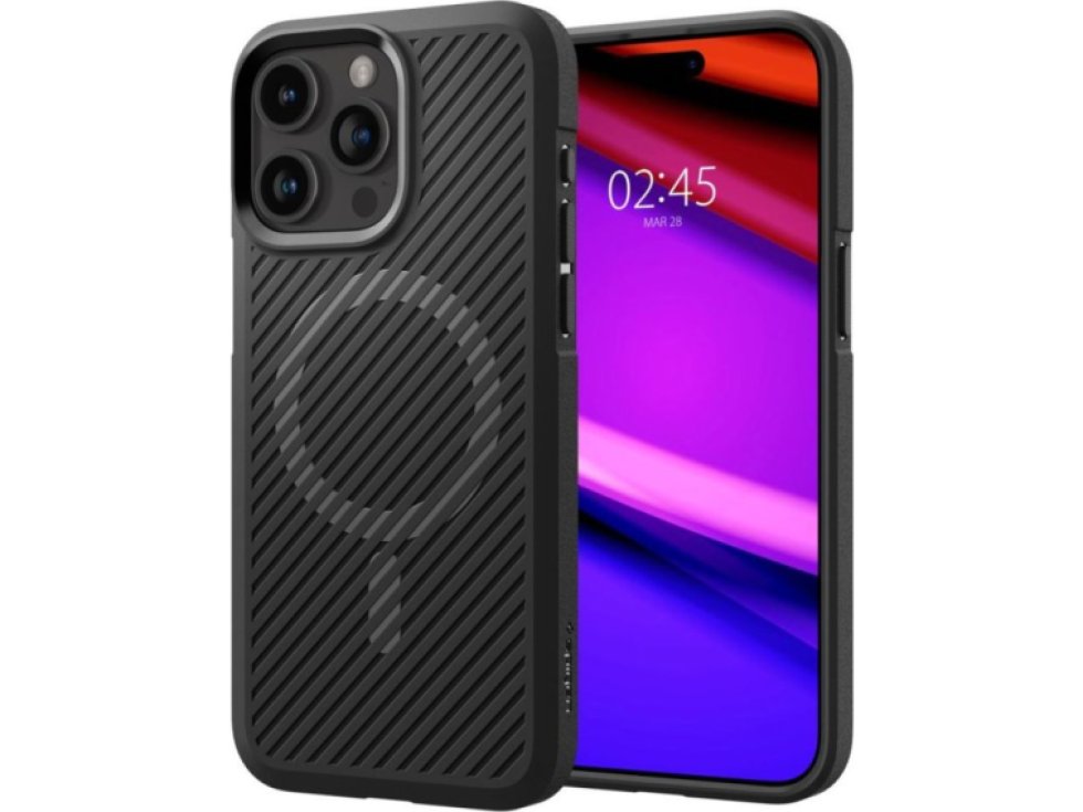 Ochranný kryt na iPhone 15 Pro MAX - Spigen, Core Armor MagSafe Black