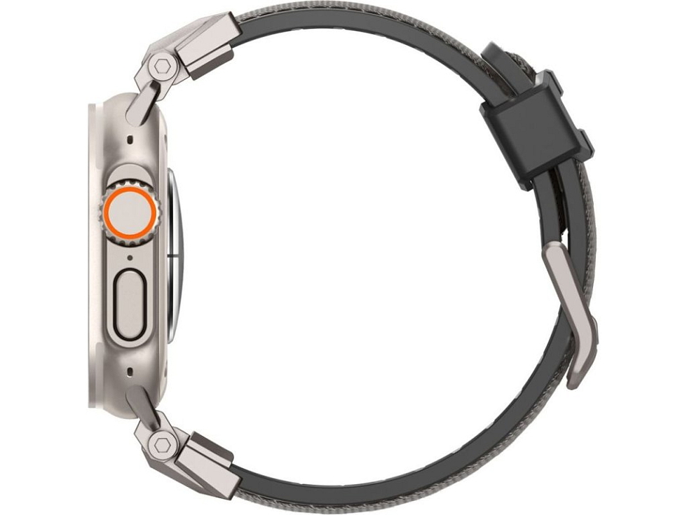 Řemínek pro Apple Watch 44mm / 45mm / 46mm / 49mm - Spigen, Durapro Armor Gray