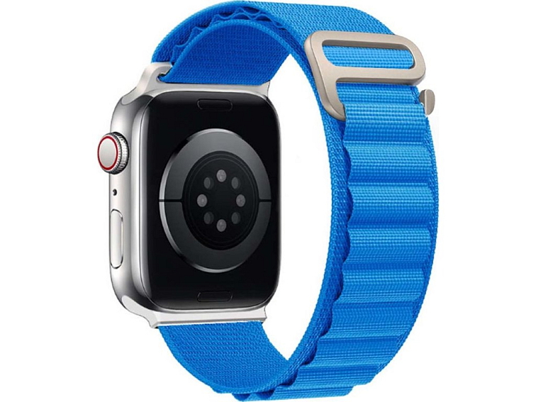 Nylonový řemínek alpský tah na Apple Watch - Modrý