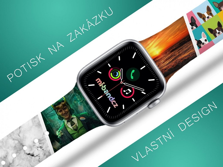Apple watch řemínek s potiskem na zakázku