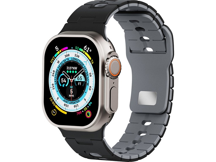 Perforovaný dvojbarevný řemínek pro Apple Watch 38/40/41/42(S10)mm