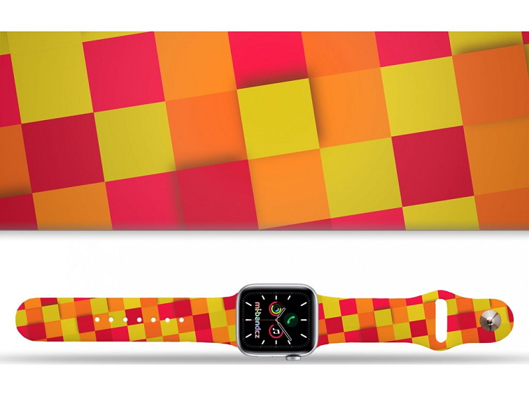 Apple watch řemínek Barevná šachovnice