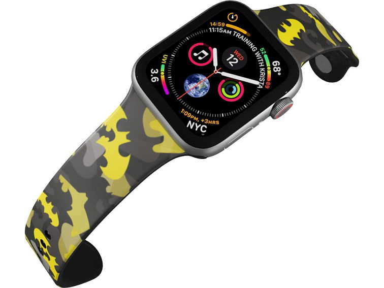 Apple watch řemínek Batman - Žluto-černý znak