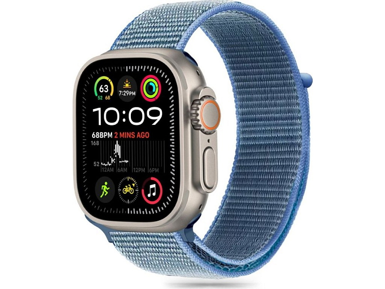 Řemínek pro Apple Watch 38mm / 40mm / 41mm / 42mm - Tech-Protect, Nylon Baby Blue