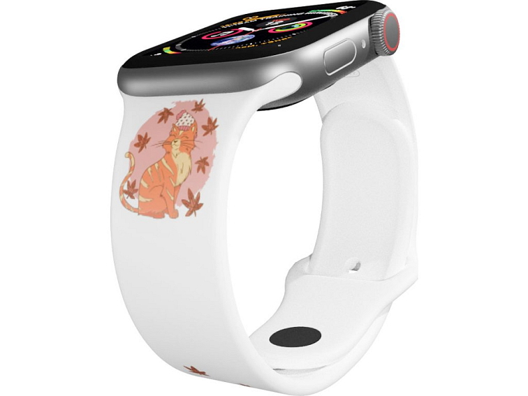 Apple watch řemínek Kočka v listí