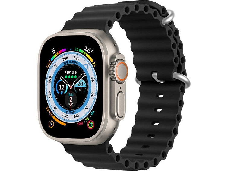 Řemínek pro Apple Watch 38mm / 40mm / 41mm / 42mm - DuxDucis, OceanWave Black