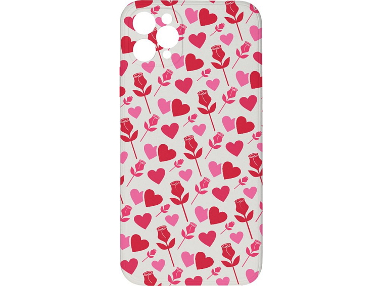 Kryt Srdce a růže pro iPhone 11 Pro Max