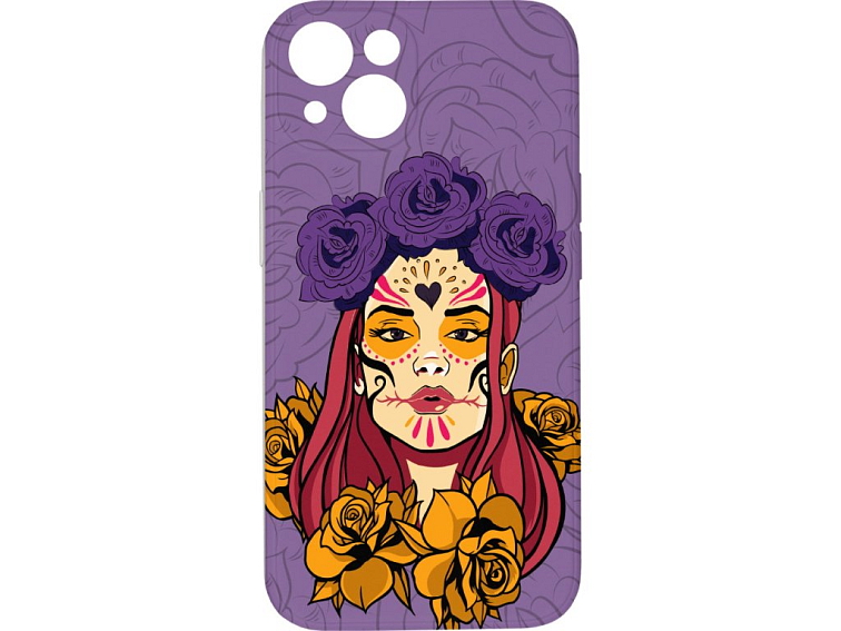 Kryt Lebka s květy 2 pro iPhone 13