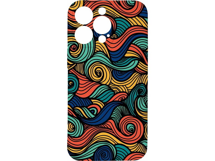 Kryt Barevné vlny pro iPhone 13 Pro