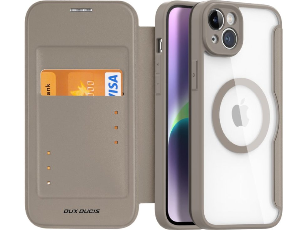 Ochranné pouzdro pro iPhone 14 PLUS - DuxDucis, SkinX Pro with MagSafe Beige