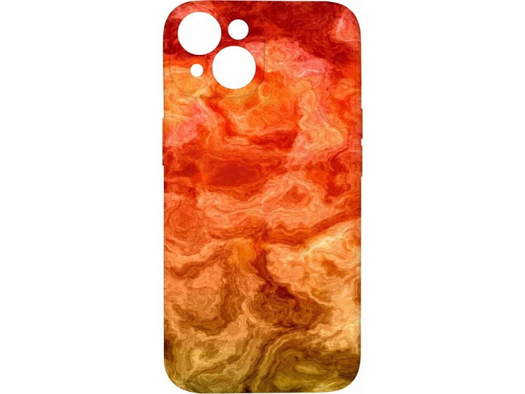 Kryt Ohnivý mramor pro iPhone 14 Plus