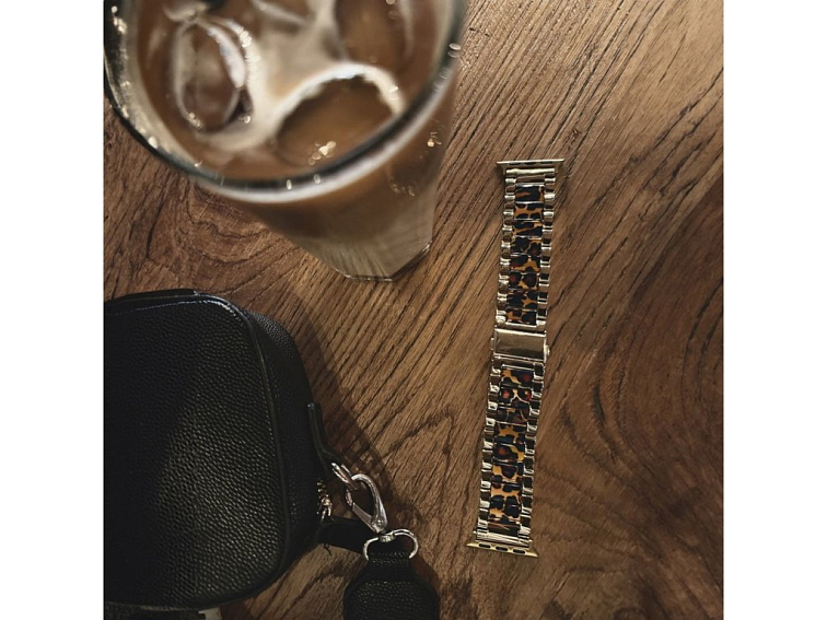 Pásek / řemínek pro Apple Watch 38mm / 40mm / 41mm / 42mm - Tech-Protect, Modern Leopard