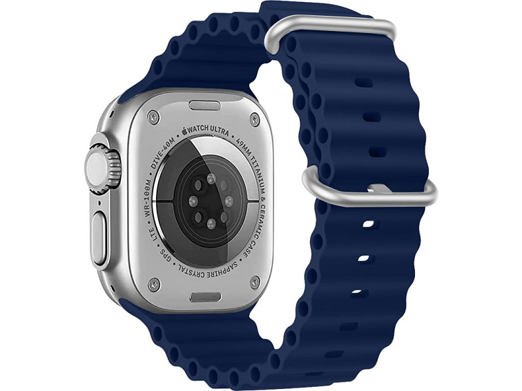 Vroubkovaný řemínek s přezkou pro Apple Watch 42/44/45/46/49mm