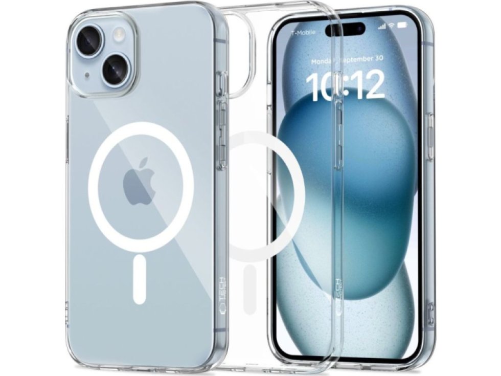 Ochranný kryt na iPhone 15 - Tech-Protect, FlexAir MagSafe Clear
