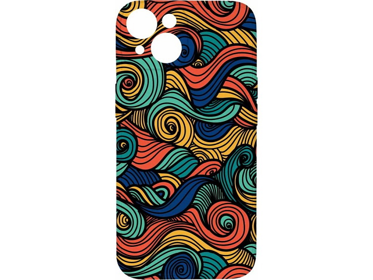Kryt Barevné vlny pro iPhone 15 Plus