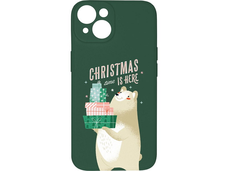 Kryt Vánoce jsou tady zelený pro iPhone 15 Plus