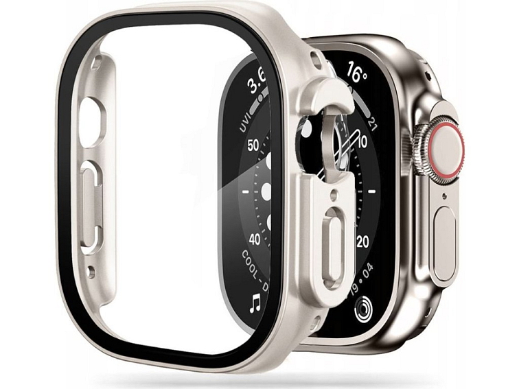 Pouzdro / kryt pro Apple Watch 49mm - Tech-Protect, Defense360 Titanium