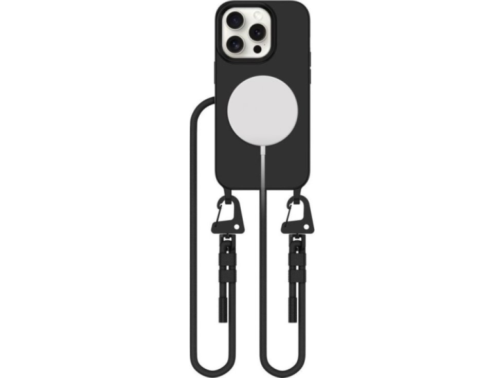 Kryt se šňůrkou na iPhone 15 Pro - Tech-Protect, Magnecklace MagSafe Black