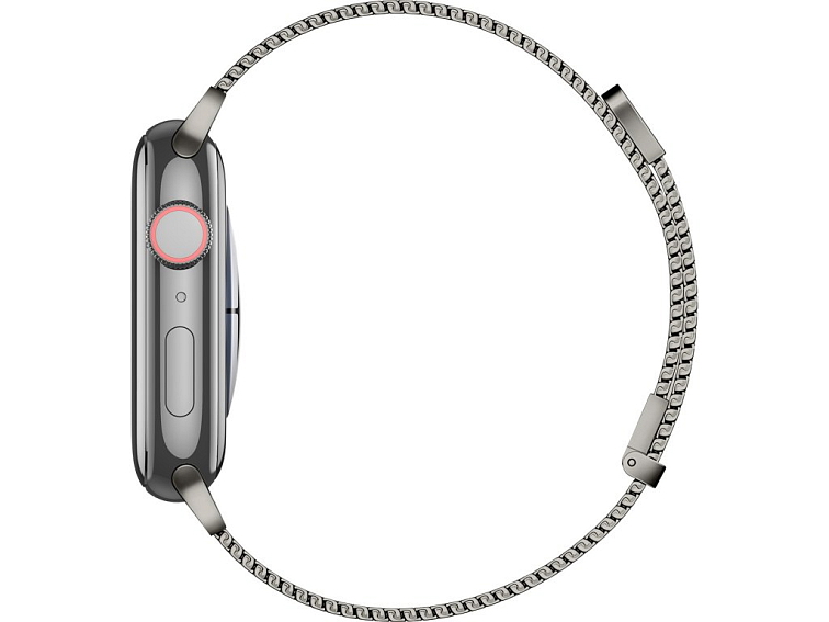 Řemínek na Apple Watch 44mm / 45mm / 46mm / 49mm - DuxDucis, Milanese Pro Graphite