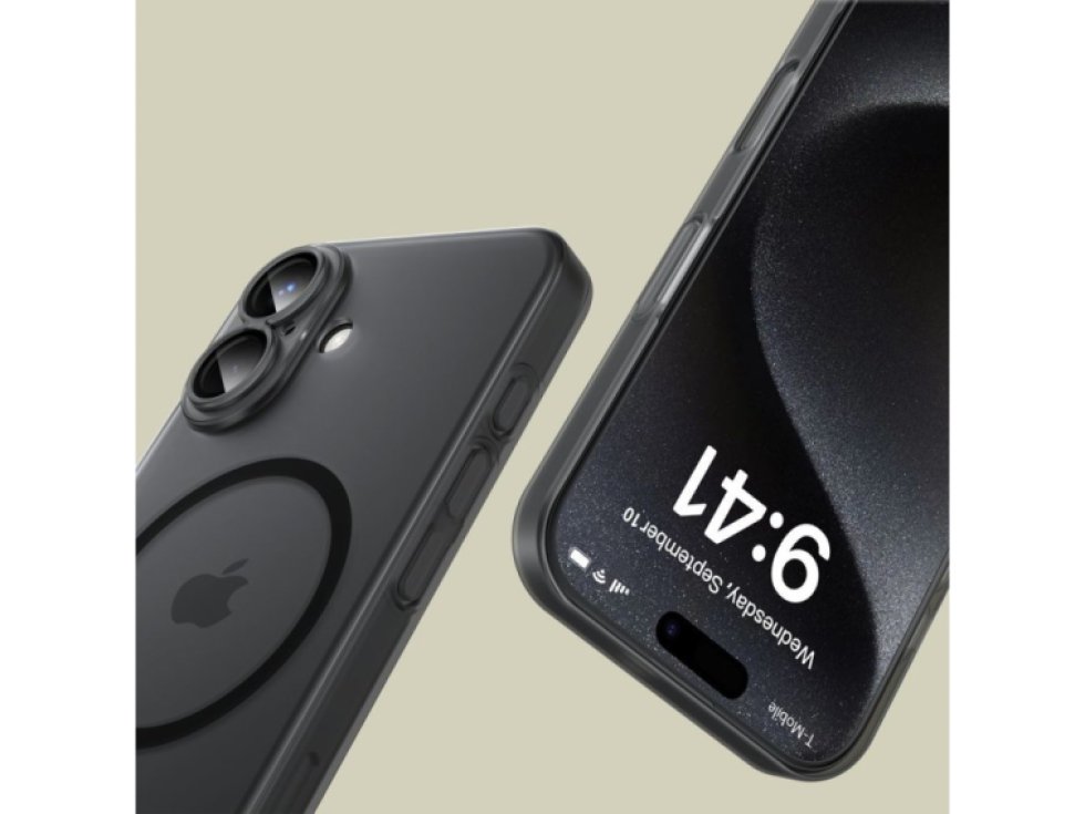 Ochranný kryt na iPhone 16 - Tech-Protect, MagSlim MagSafe Black