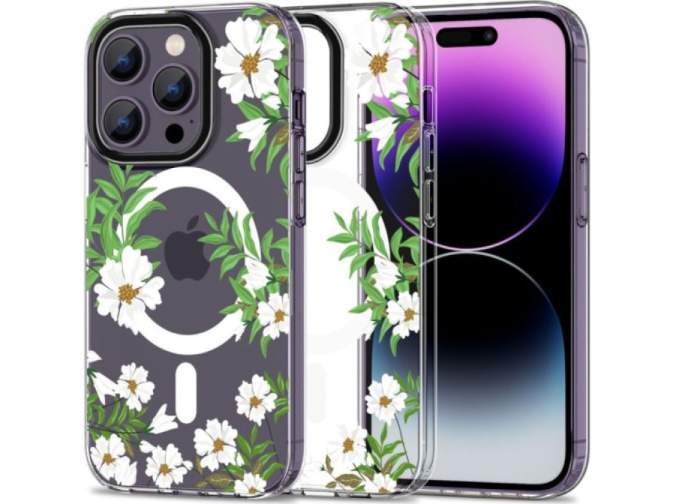 Ochranný kryt na iPhone 14 Pro - Tech-Protect, Magmood MagSafe Spring Daisy