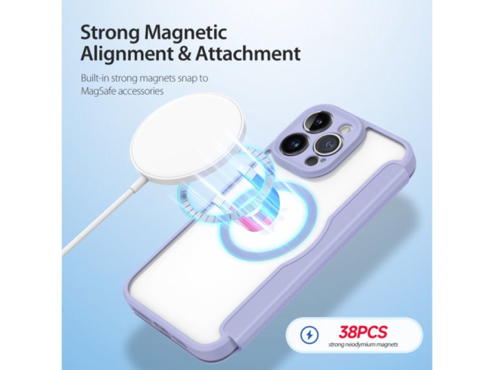 Ochranné pouzdro pro iPhone 14 Pro MAX - DuxDucis, SkinX Pro with MagSafe Purple