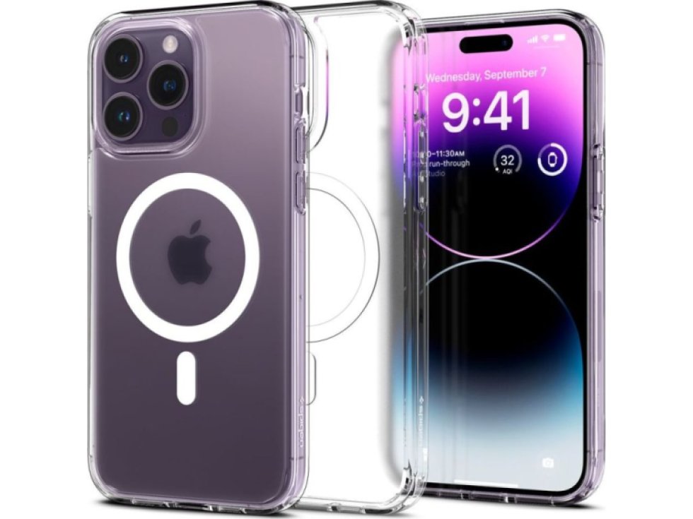 Ochranný kryt pro iPhone 14 Pro MAX - Spigen, Ultra Hybrid Mag Frost Clear