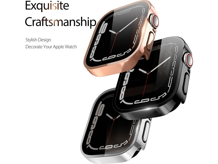 Pouzdro / kryt pro Apple Watch 45mm - DuxDucis, Hamo Silver