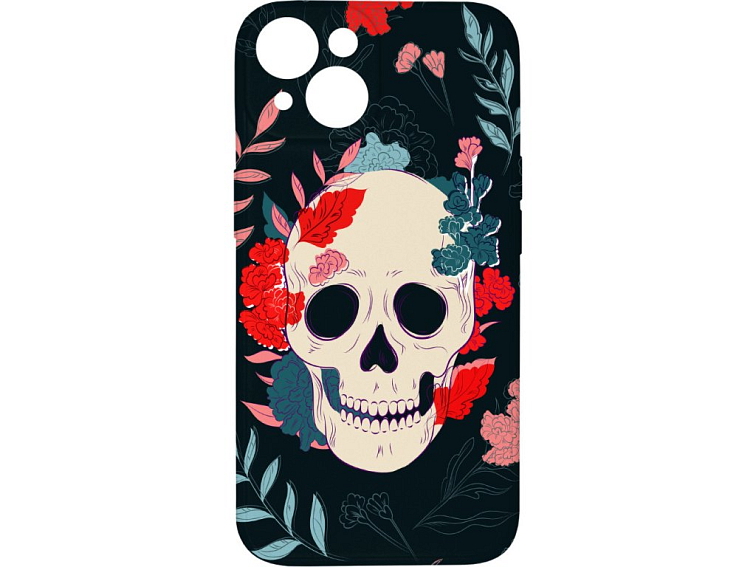 Kryt Lebka s květy pro iPhone 15